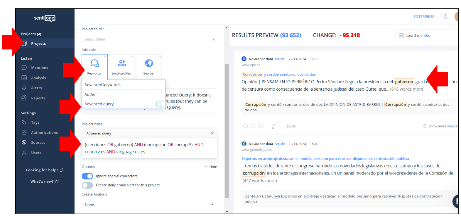 Sentione screenshot 8